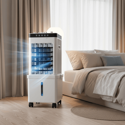 NOVACOOL – 3-in-1 Luftkühler – Ventilator und Luftbefeuchter in einem Gerät