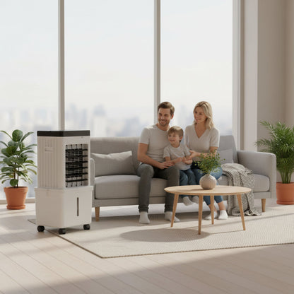 NOVACOOL – 3-in-1 Luftkühler – Ventilator und Luftbefeuchter in einem Gerät