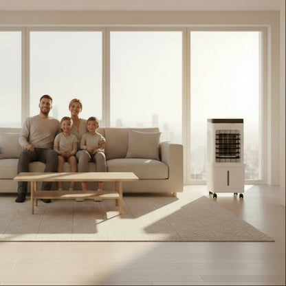 NOVACOOL – 3-in-1 Luftkühler – Ventilator und Luftbefeuchter in einem Gerät