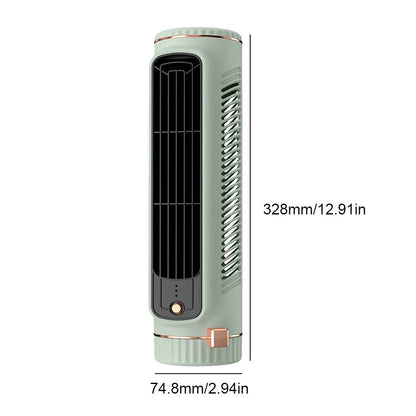 AEROTOWER – Turmventilator ohne Rotorblätter für geräuschlose 360°-Raumkühlung
