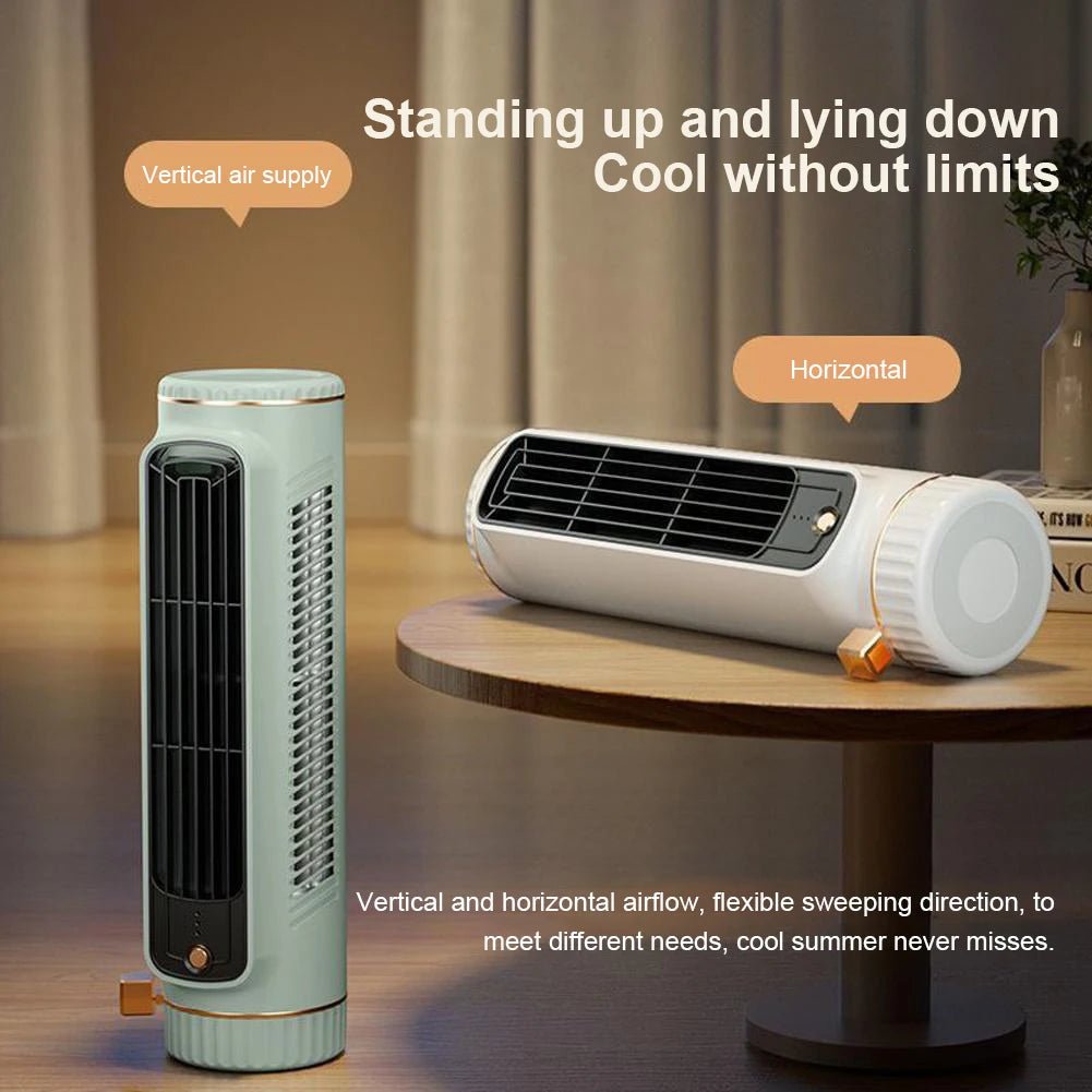 AEROTOWER – Turmventilator ohne Rotorblätter für geräuschlose 360°-Raumkühlung