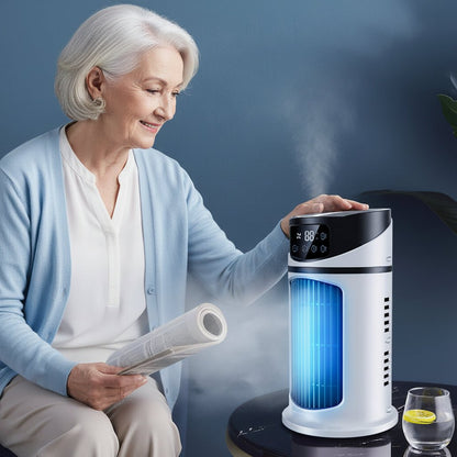 FRESHFLOW – Tragbarer Verdunstungsluftkühler mit Ventilator und Luftbefeuchter
