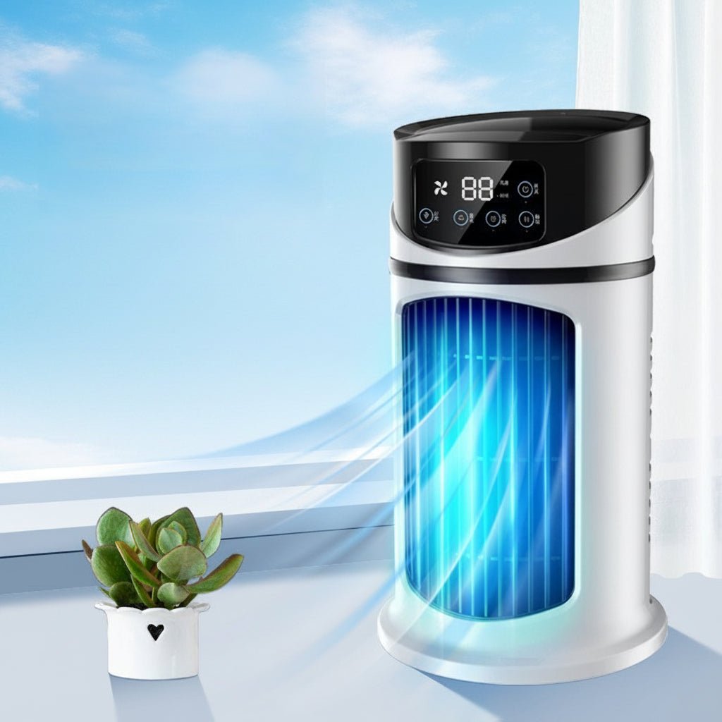 FRESHFLOW – Tragbarer Verdunstungsluftkühler mit Ventilator und Luftbefeuchter